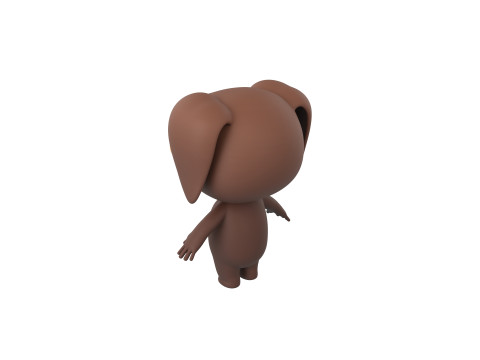 Character194 Dachshund Dog Modelo 3D