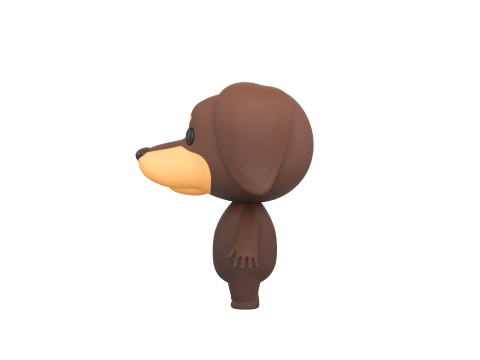 Character194 Dachshund Dog Modelo 3D