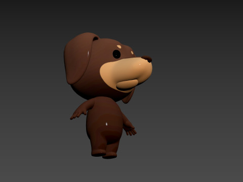 Character194 Dachshund Dog Modelo 3D