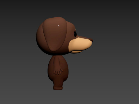 Character194 Dachshund Dog Modelo 3D