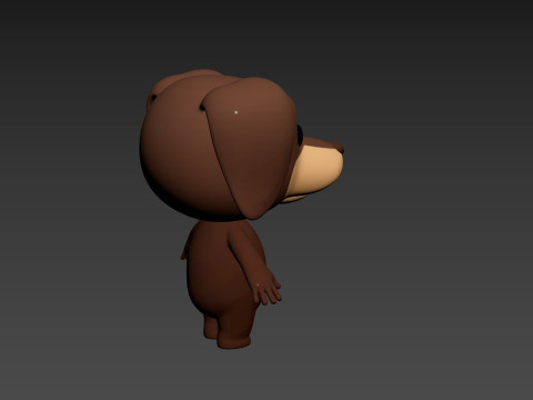 Character194 Dachshund Dog Modelo 3D