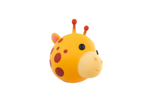 Prop162 Giraffe Head 3Dモデル