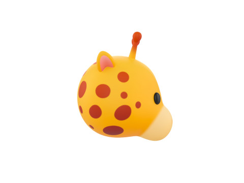 Prop162 Giraffe Head 3Dモデル