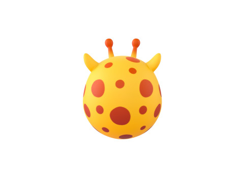 Prop162 Giraffe Head 3Dモデル