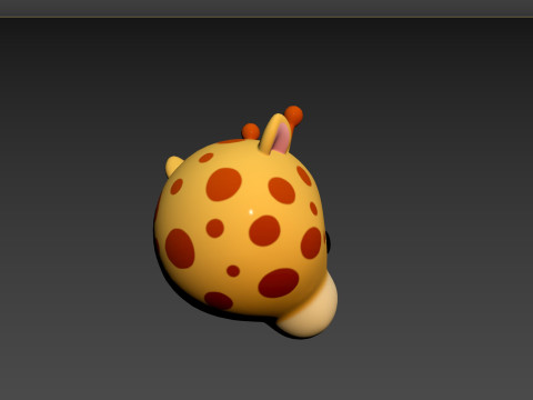 Prop162 Giraffe Head 3Dモデル