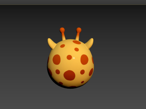 Prop162 Giraffe Head 3Dモデル