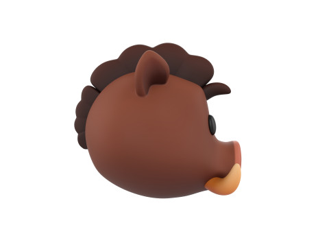 Prop163 Boar Head 3D 모델