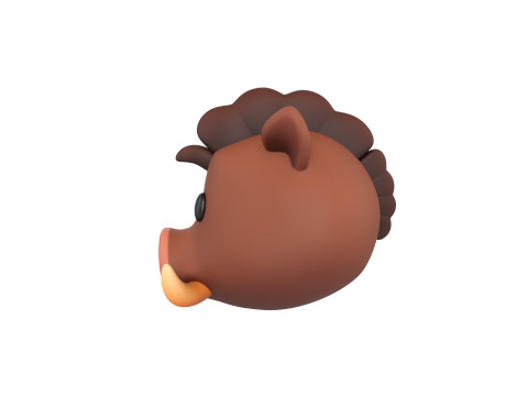 Prop163 Boar Head 3D 모델