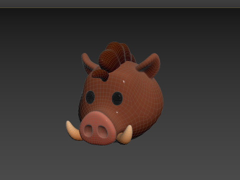 Prop163 Boar Head 3D 모델