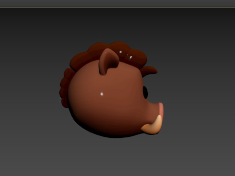 Prop163 Boar Head 3D 모델