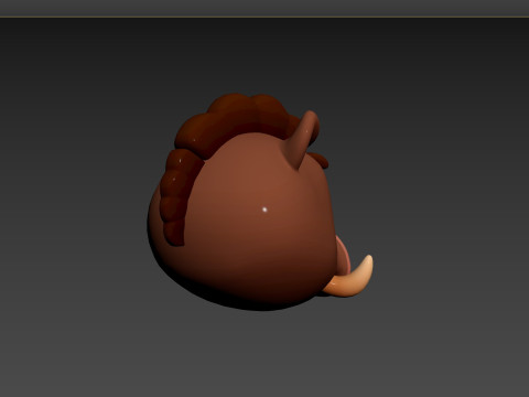 Prop163 Boar Head 3D 모델