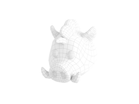 Prop163 Boar Head 3D 모델