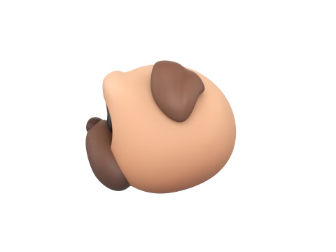 Prop164 Pug Head 3D-Modell
