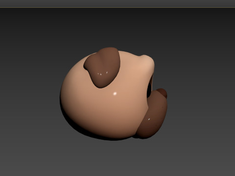 Prop164 Pug Head 3D-Modell