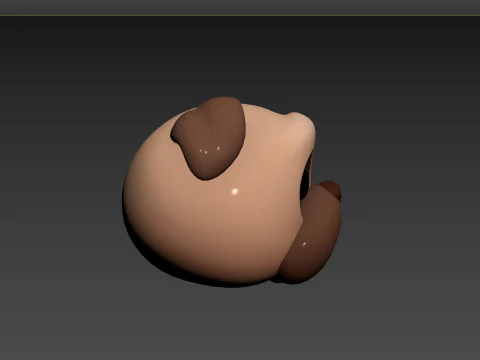 Prop164 Pug Head 3D Model