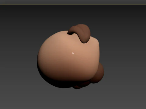Prop164 Pug Head 3D Model