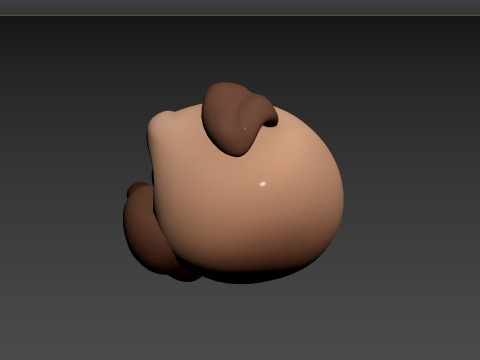 Prop164 Pug Head 3D-Modell