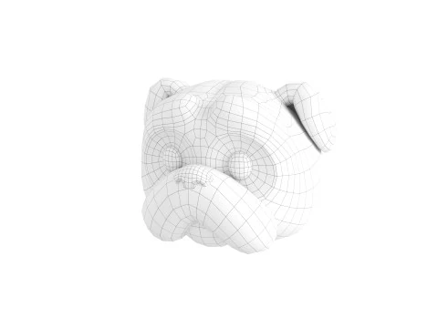 Prop164 Pug Head 3D Model