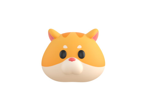 Prop165 Hamster Head 3D मॉडल