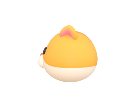 Prop165 Hamster Head 3D मॉडल