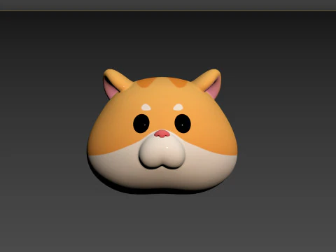 Prop165 Hamster Head 3D Model