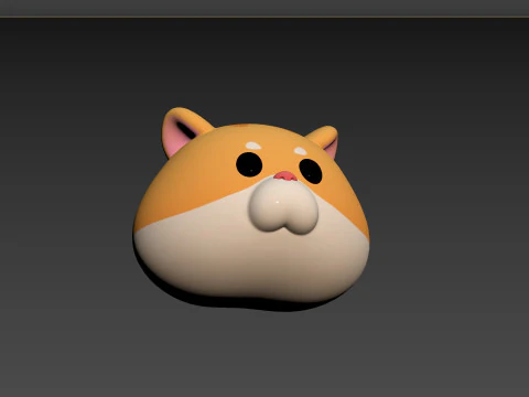 Prop165 Hamster Head 3D Model