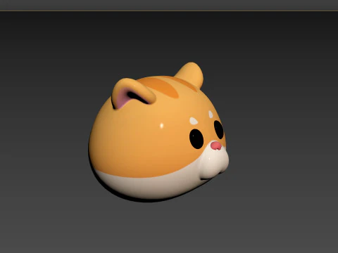Prop165 Hamster Head 3D Model