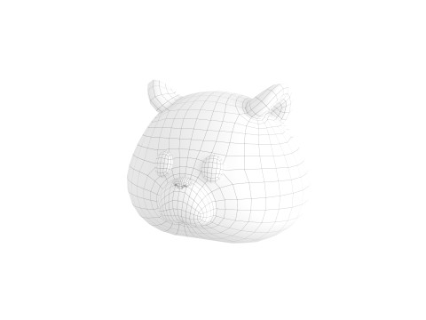 Prop165 Hamster Head 3D मॉडल