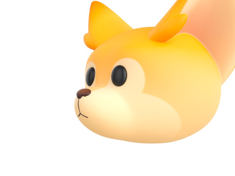 Prop166 Fennec Head Modelo 3D