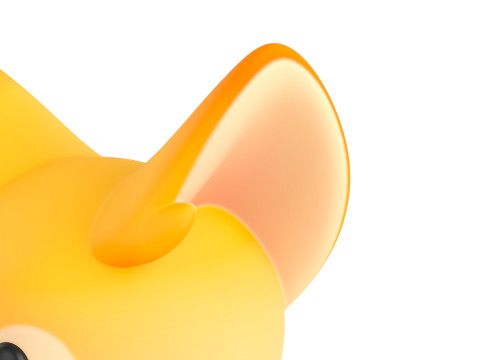 Prop166 Fennec Head Modelo 3D