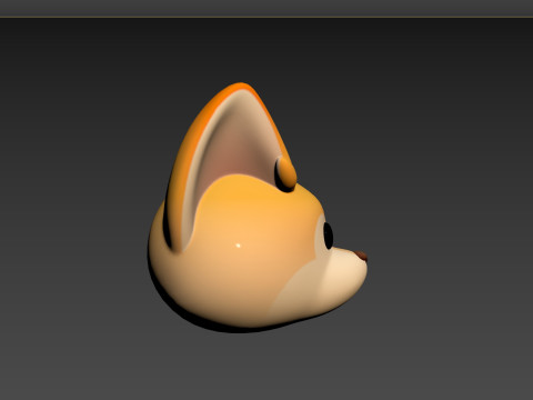 Prop166 Fennec Head Modelo 3D