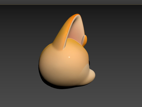 Prop166 Fennec Head Modelo 3D