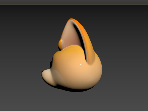 Prop166 Fennec Head Modelo 3D