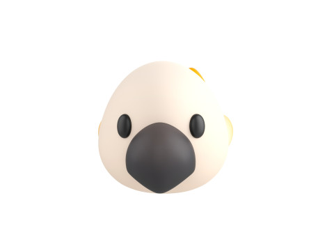 Prop167 Cockatoo Head 3D-Modell