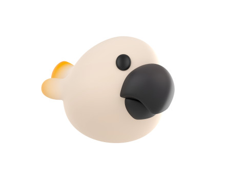 Prop167 Cockatoo Head 3D-Modell
