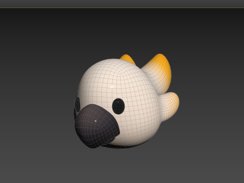 Prop167 Cockatoo Head 3D-Modell