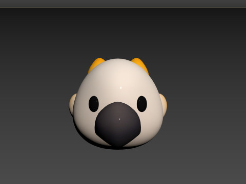 Prop167 Cockatoo Head 3D-Modell