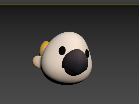 Prop167 Cockatoo Head 3D-Modell
