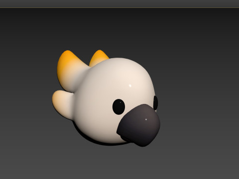 Prop167 Cockatoo Head 3D-Modell