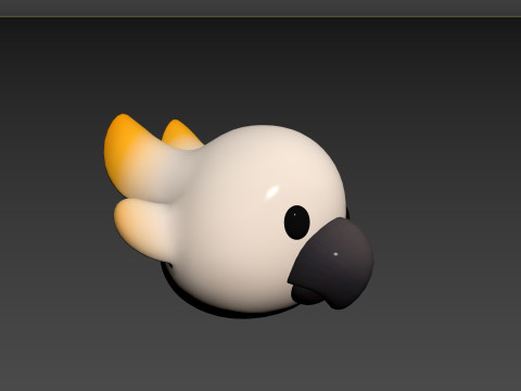 Prop167 Cockatoo Head 3D-Modell