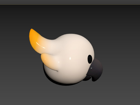 Prop167 Cockatoo Head 3D-Modell