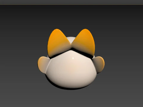 Prop167 Cabe&ccedil;a de Cacatua Modelo 3D