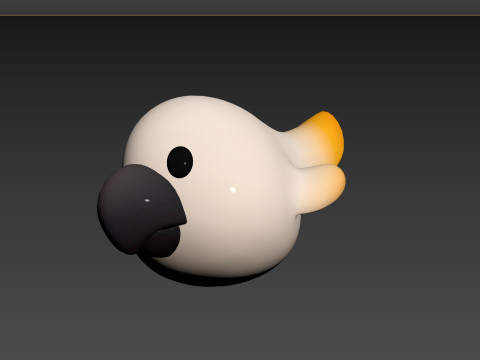 Prop167 Cockatoo Head 3D-Modell