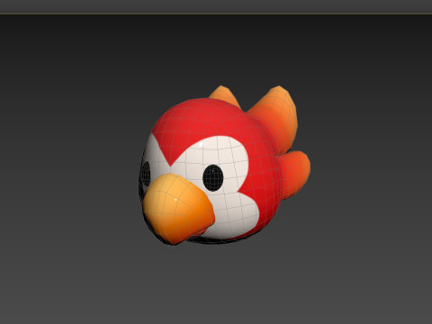 Prop168 Parrot Head 3D Modell