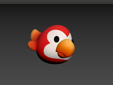 Prop168 Parrot Head 3D Modell