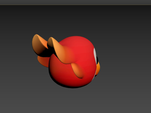 Prop168 Parrot Head 3D Modell