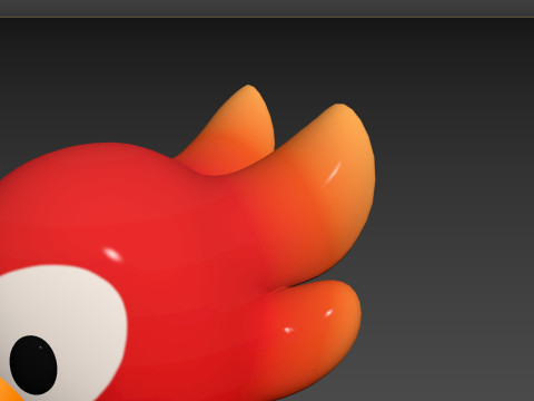 Prop168 Parrot Head 3D Modell