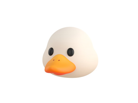Prop169 Duck Head 3D Model