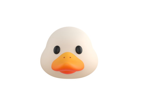 Prop169 Duck Head 3Dモデル