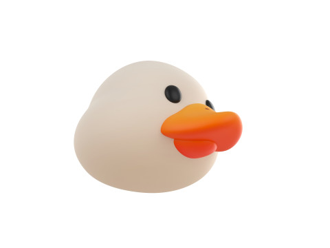 Prop169 Duck Head 3Dモデル